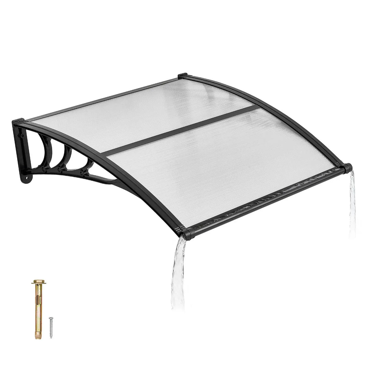 ☔VEVOR Clear Door Canopy | All‑Weather Rain Sun Snow Protection