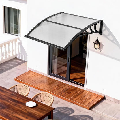 ☔VEVOR Clear Door Canopy | All‑Weather Rain Sun Snow Protection